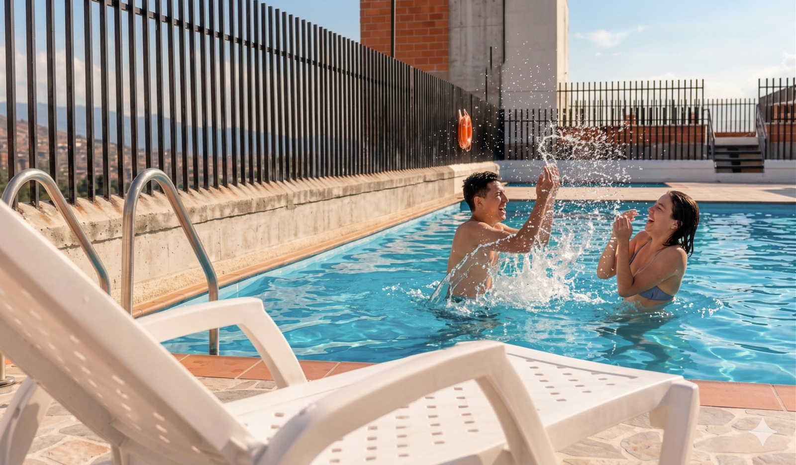 Piscina y Solarium